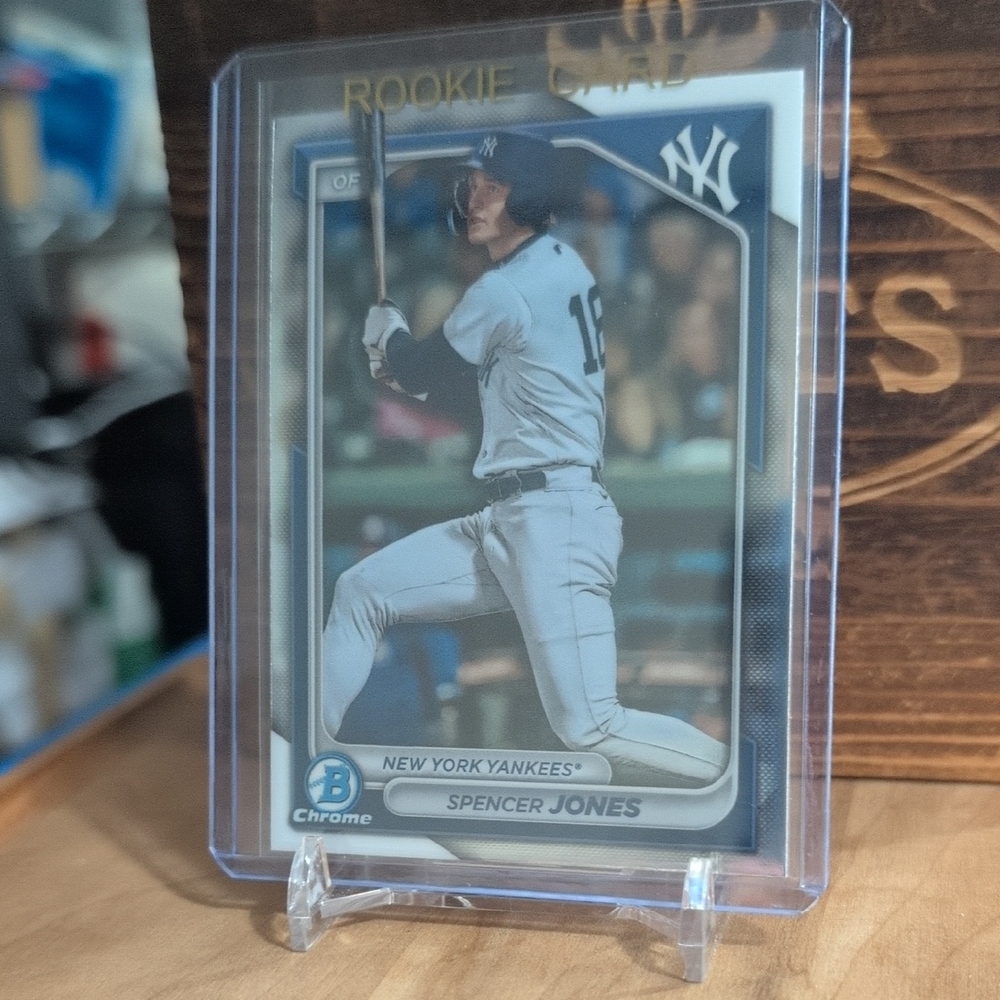 2024 Buwman Chrome Prospects Spencer Jones Rookie Card Yankees 🔥🔥🔥